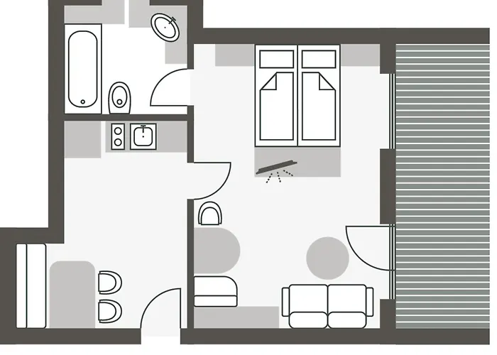 Sammer's Rosenchalet Lejlighed *